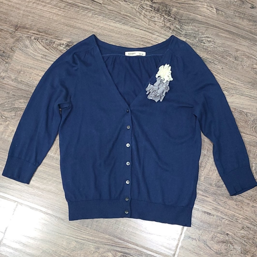 Navy Cardigan